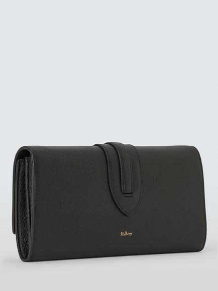 Mulberry Eliza Leather Clutch Bag, Black - view 2, Black