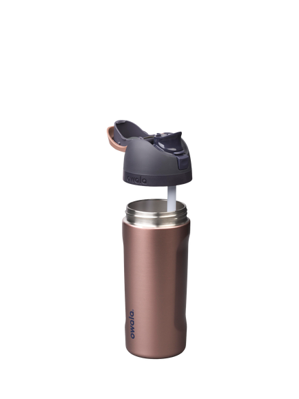 Owala FreeSip Leak-Proof Stainless Steel Drinks Bottle, 454ml, Desert Smoke - view 2, Desert Smoke