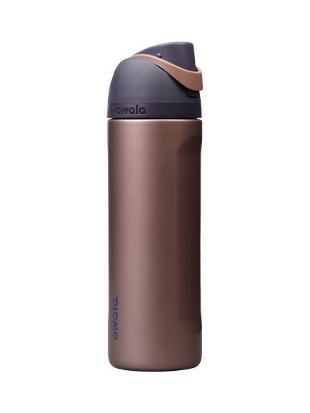 Owala FreeSip Leak-Proof Stainless Steel Drinks Bottle, 710ml, Desert Smoke, Desert Smoke