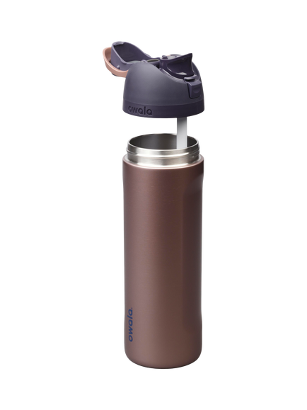 Owala FreeSip Leak-Proof Stainless Steel Drinks Bottle, 710ml, Desert Smoke - view 2, Desert Smoke