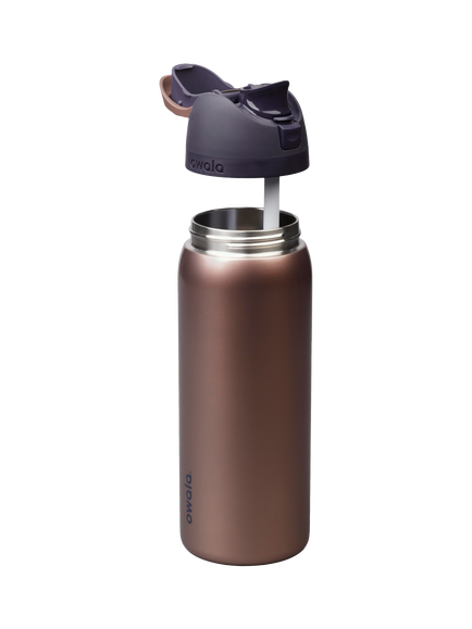 Owala FreeSip Leak-Proof Stainless Steel Drinks Bottle, 909ml, Desert Smoke - view 2, Desert Smoke