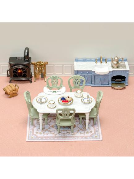 Sylvanian Families Riverside Manor Dining Room - view 2, Multi