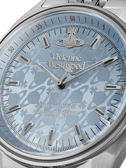 Vivienne Westwood VV251LBLSL Women's Lady Sydenham Round Bracelet Strap Watch, Silver - view 2, Silver