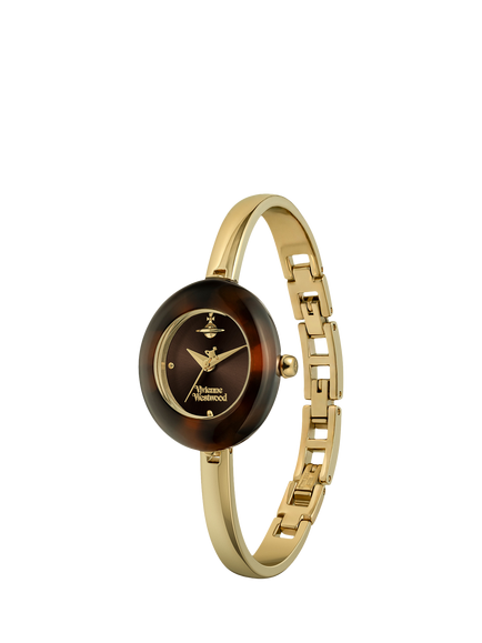 Vivienne Westwood VV369BRGDT Women's Round Clasped Strap Watch, Gold - view 2, Gold