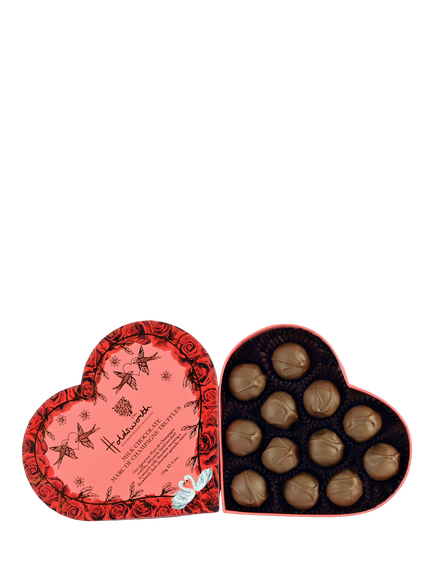 Holdsworth The Champagne Truffles Heart Box, 130g, Multi