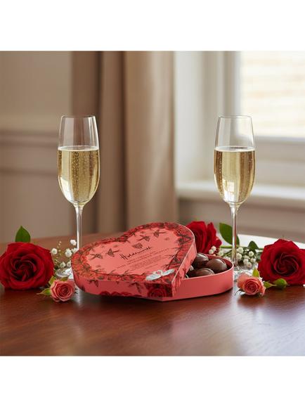 Holdsworth The Champagne Truffles Heart Box, 130g - view 2, Multi