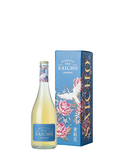 Saicho Sparkling Jasmine Green Tea, 75cl, Multi