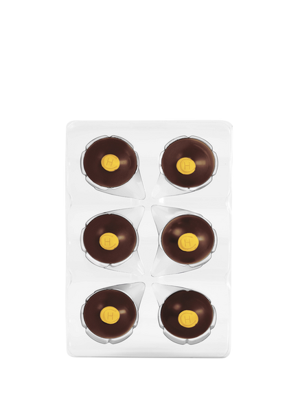 Hotel Chocolat Dark Chocolate Rum Selector, 65g, Multi