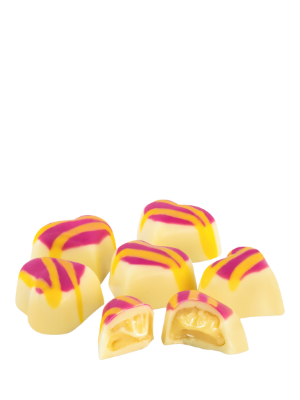 Hotel Chocolat Passion Fruit Heart Selector, 65g, Multi