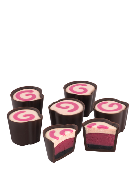 Hotel Chocolat Triple Cherry Selector, 73g, Multi