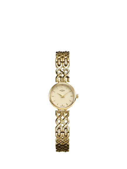 Rotary RLB10046/03 Women's 1895 Bracelet Strap Watch, Gold, Gold