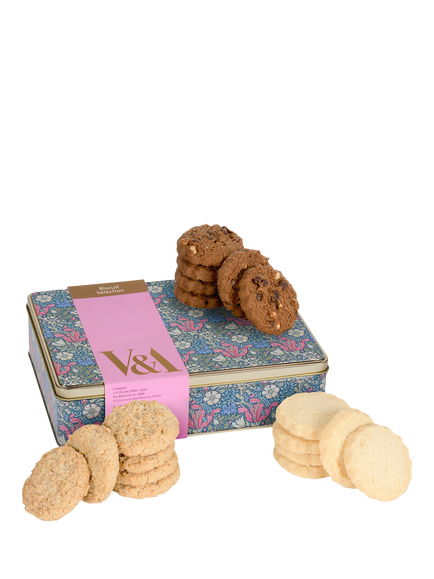 V&A William Morris Shortbread Biscuit Selection, 360g - view 2, Multi