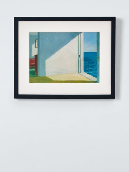 John Lewis Edward Hopper 'Rooms by the Sea' Framed Print & Mount, 30.5 x 38cm, Multi