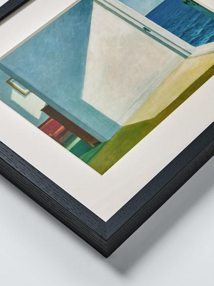 John Lewis Edward Hopper 'Rooms by the Sea' Framed Print & Mount, 30.5 x 38cm - view 2, Multi