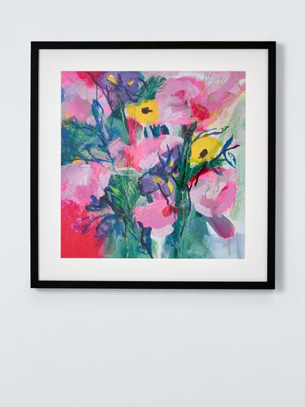 John Lewis Faye Bridgewater 'Wild Fragrant Gatherings' Framed Print & Mount, 52 x 52cm, Multi, Multi