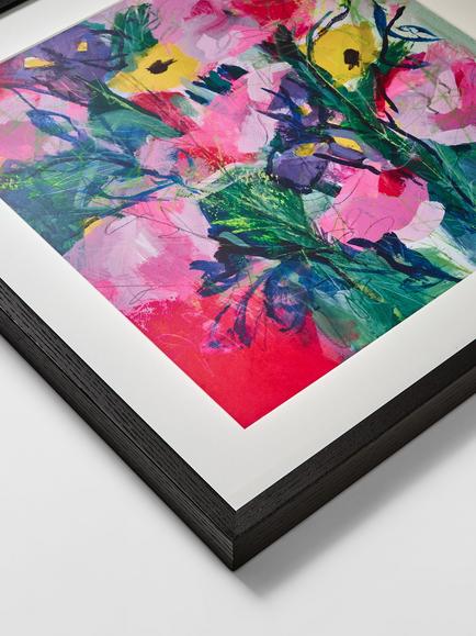John Lewis Faye Bridgewater 'Wild Fragrant Gatherings' Framed Print & Mount, 52 x 52cm, Multi - view 2, Multi
