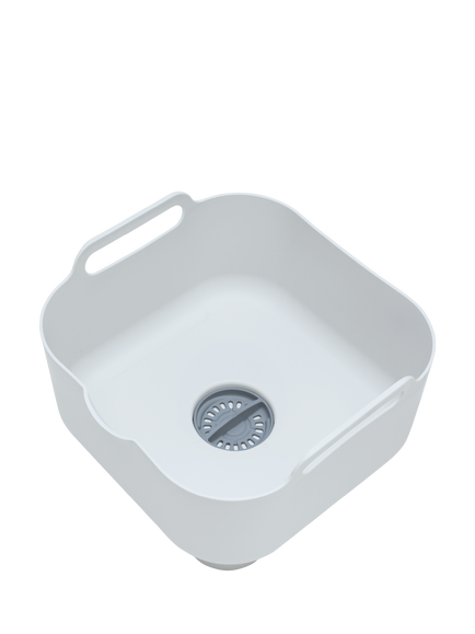 ReBorn Recycled Plastic Washing Up Bowl, 9L, Duck Egg, Duck Egg