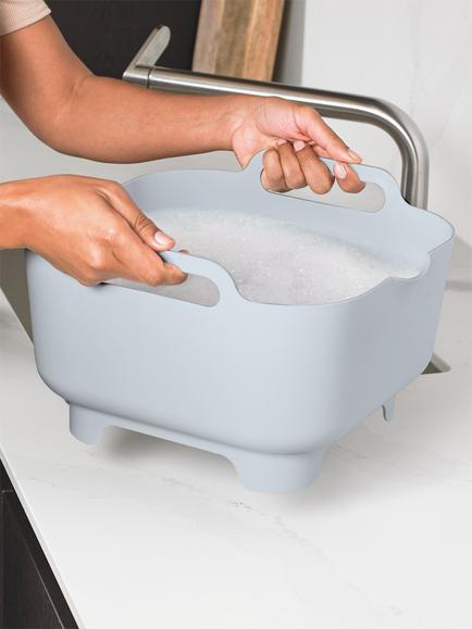 ReBorn Recycled Plastic Washing Up Bowl, 9L, Duck Egg - view 2, Duck Egg