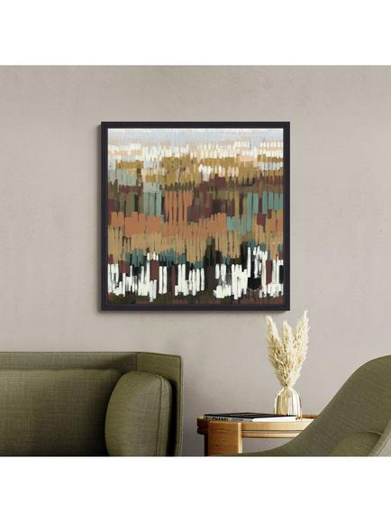 John Lewis Claire Oxley 'Equinox Field' Framed Canvas Print, 86 x 86cm - view 2, Multi