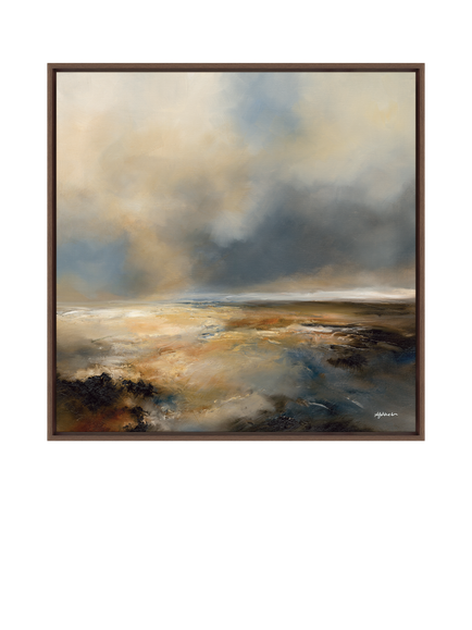 John Lewis Alison Johnson 'Peace Natural Sunset' Framed Canvas Print, 84 x 84cm, Multi