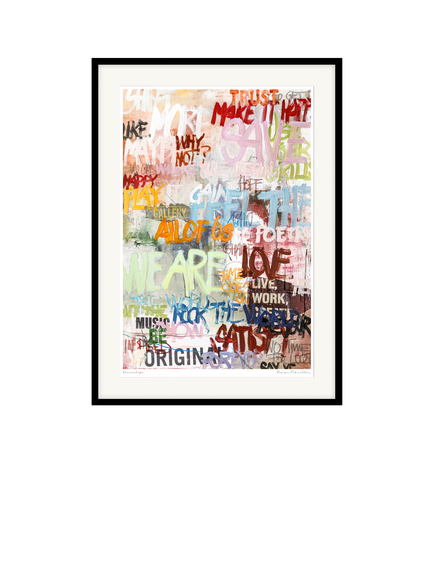 John Lewis Design Fabrikken 'Street Life' Framed Print & Mount, 73 x 53cm, Multi