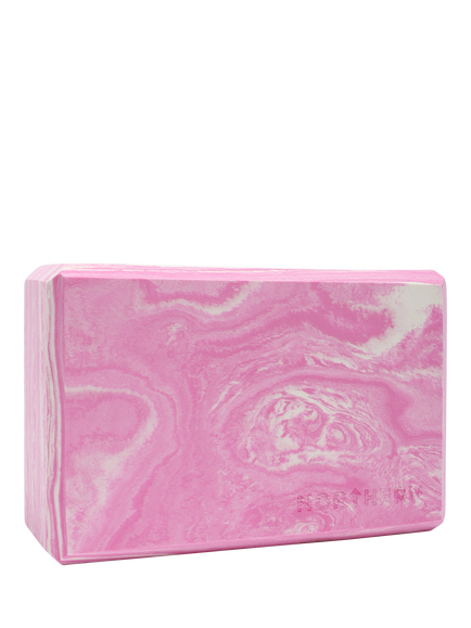 Northern Gym Equipment Hi Density Foam Yoga Block, Pink