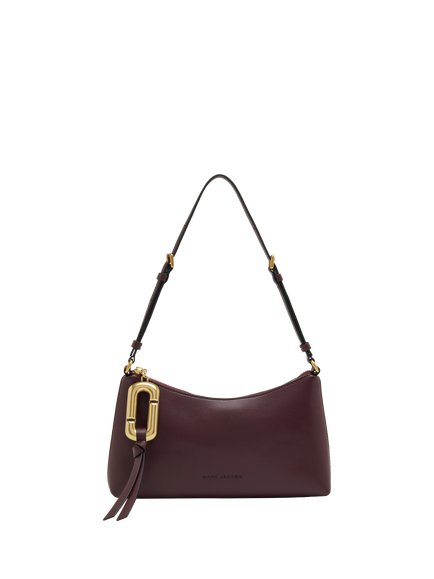 Marc Jacobs Mini Pouch Leather Shoulder Bag, Dark Port, Dark Port