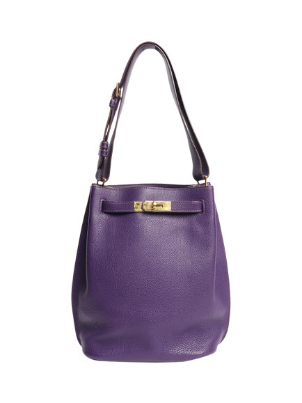Pre-loved Hermès 2010 So Kelly Shoulder Bag, Purple, Purple