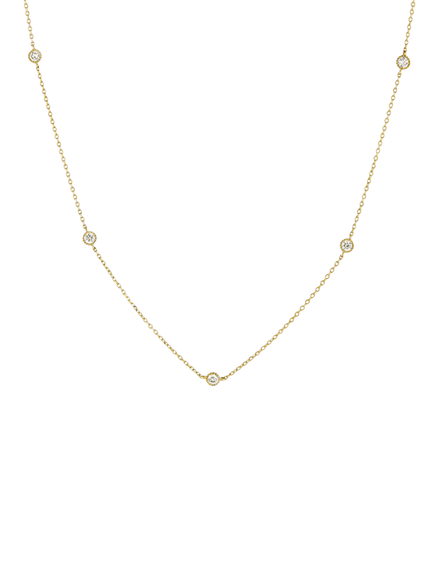 Dinny Hall 9ct Yellow Gold Diamond Necklace, Gold