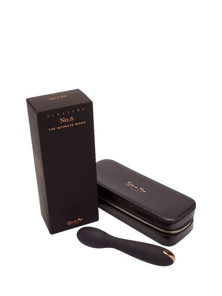 Coco de Mer Pleasure No. 6 The Intimate Wand Vibrator - view 2, Chocolate