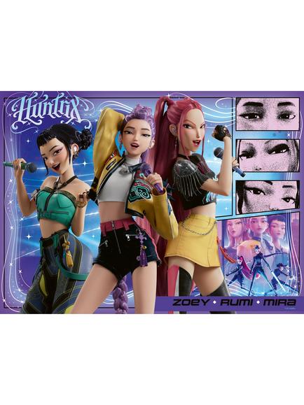 K-Pop Demon Hunters Huntrix XXL Jigsaw Puzzle, 100 Piece - view 2, Multi