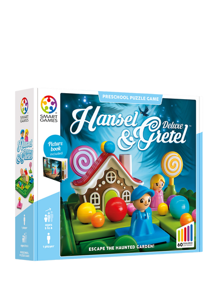 SmartGames Hansel & Gretel Escape the Haunted Garden Deluxe Puzzle Game, Multi