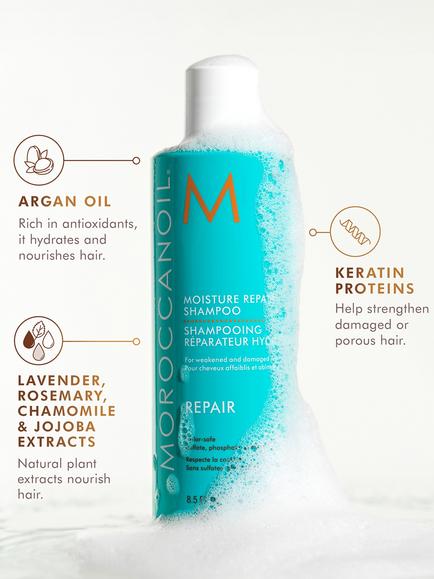 Moroccanoil The Repair Suite Christmas Haircare Gift Set - view 2, Clear