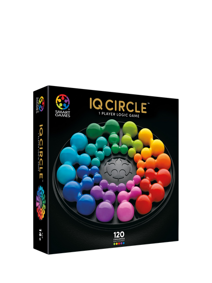 SmartGames IQ Deluxe Circle Solo Logic Game, Multi