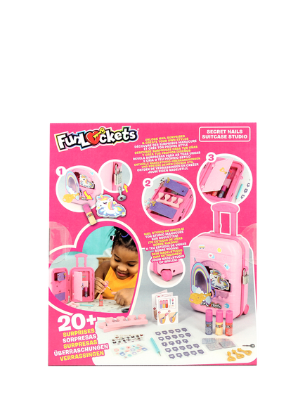 FunLockets Secret Nails Suitcase Studio - view 2, Multi