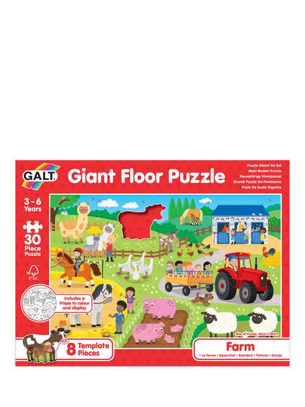 Galt Farm Giant Floor Puzzle, 30 Piece - view 2, Multi