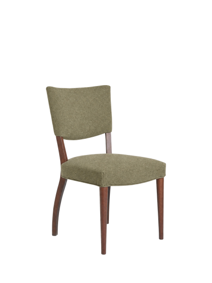 John Lewis Parisian Dining Chair, Smoked Oak Leg, Mohair Cress, Mohair Cress