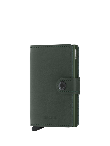 Secrid Leather Miniwallet, M-green, M-green