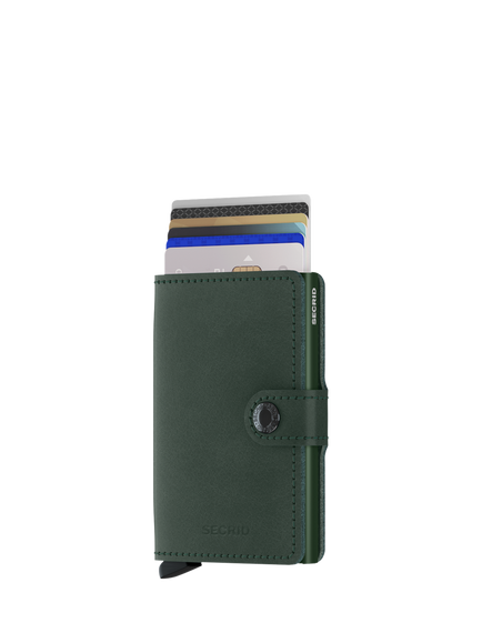 Secrid Leather Miniwallet, M-green - view 2, M-green