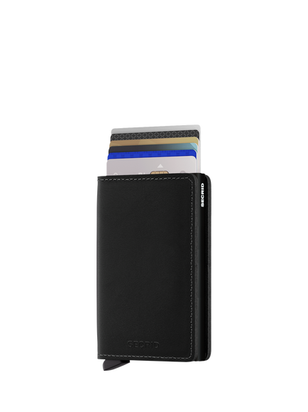 Secrid Leather Slimwallet - view 2, So-black