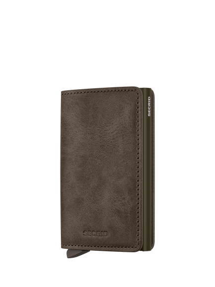 Secrid Leather Slimwallet, Sv-oak, Sv-oak