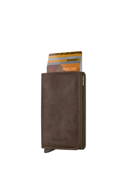 Secrid Leather Slimwallet, Sv-oak - view 2, Sv-oak