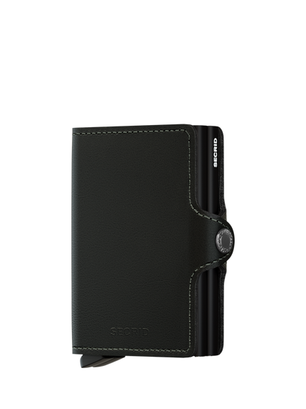 Secrid Leather Twinwallet, To-black