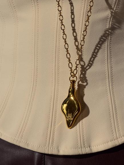 By Alona Vessel Chain Necklace, Gold - view 2, Gold