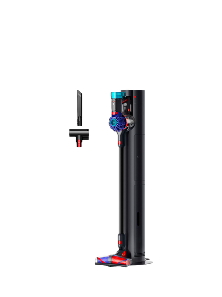 Dyson V10 Konical Cordless Vacuum Cleaner with Auto-Empty Dok, Black, Black