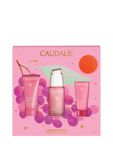 Caudalie VinoHydra Hydrating Trio Skincare Gift Set, Pink Multi Pink