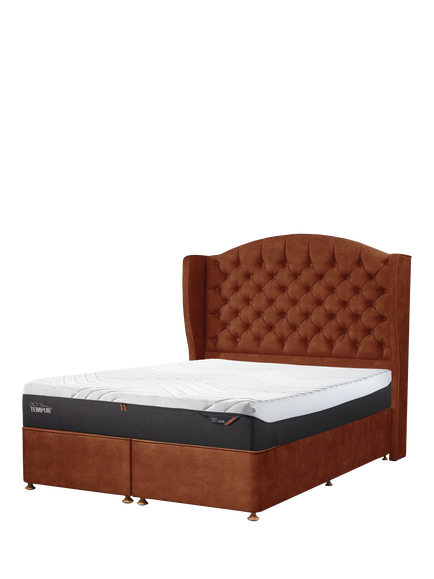 TEMPUR® OUTLET Woodbridge Full Depth Headboard, King Size, Copper, Copper