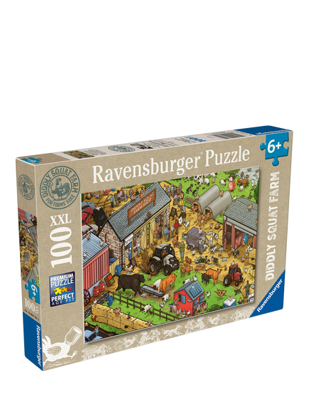 Ravensburger Diddly Squat Farm XL Puzzle, 100 Pieces, Multi