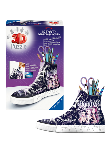 K-Pop Demon Hunters Sneaker 3D Puzzle, Multi