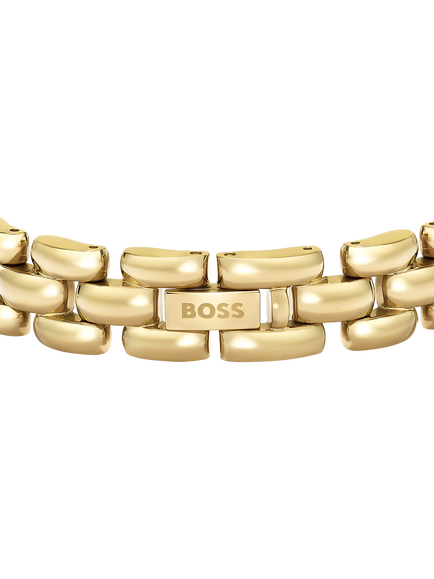 BOSS Women's Violet Chunky Bracelet, Gold - view 2, Gold